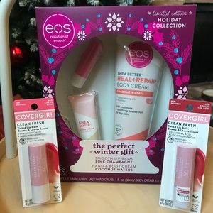 EOS Holiday Gift Set + Covergirl Lip Balm